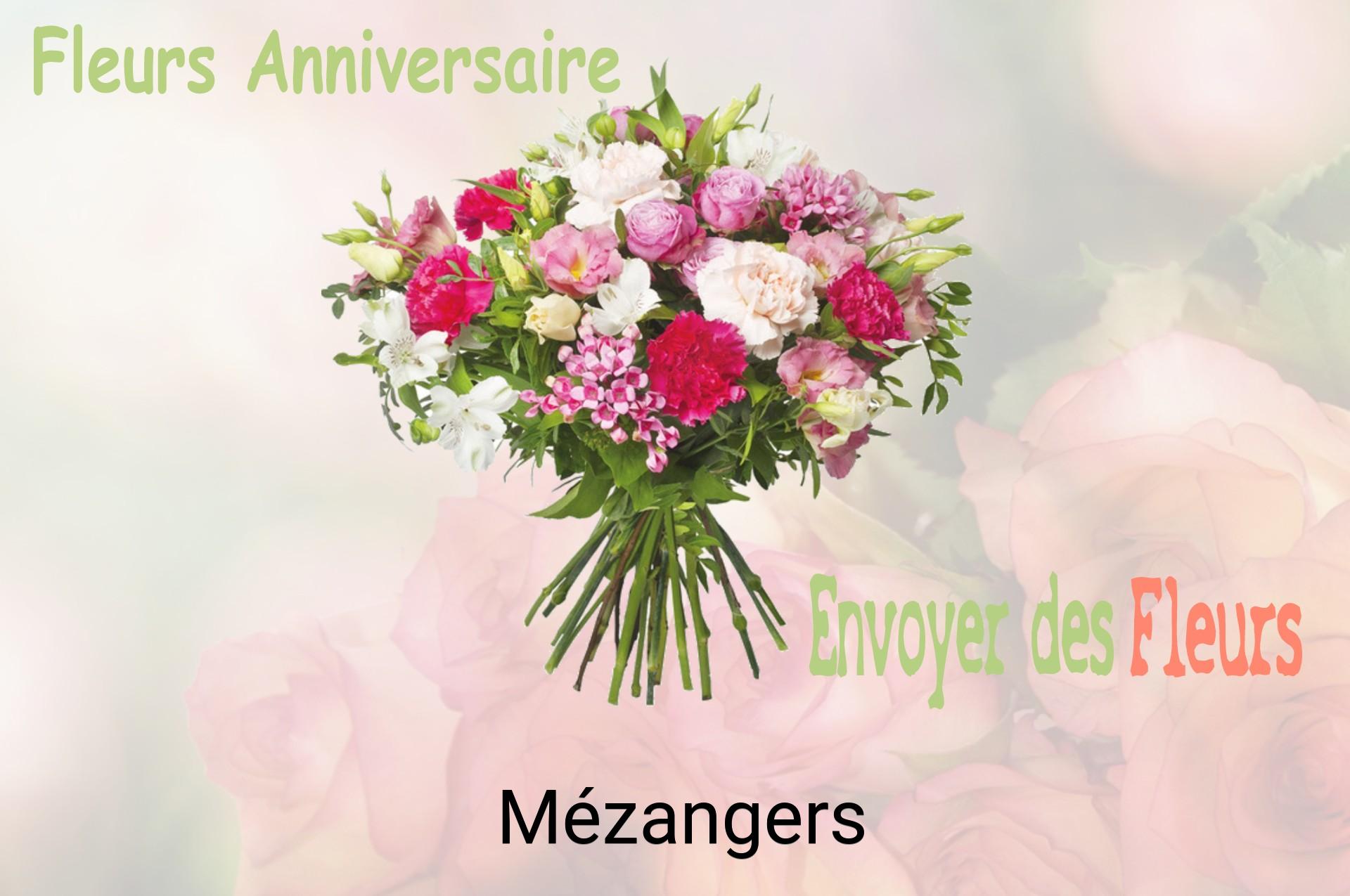 Bouquet de fleurs d’anniversaire livré à Mézangers